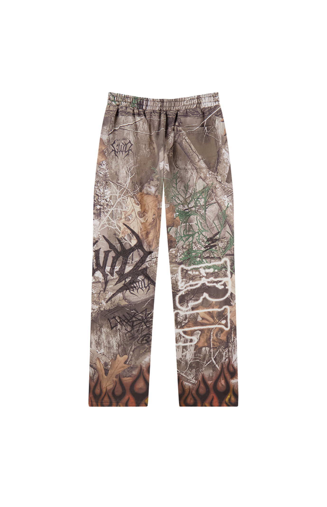 Rolling Loud Goth Flame Baggy Sweatpants
