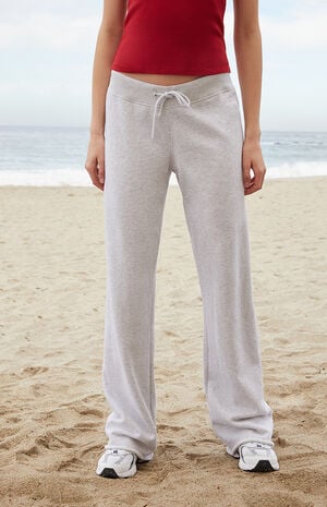 Heather Grey Rainey Baggy Sweatpants image number 2