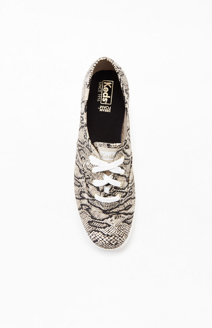 Women's Champion Snake Print Sneakers