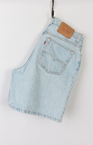 Upcycled Levi's 551 Relaxed Fit Denim Shorts image number 4