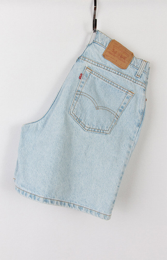 Upcycled Levi's 551 Relaxed Fit Denim Shorts