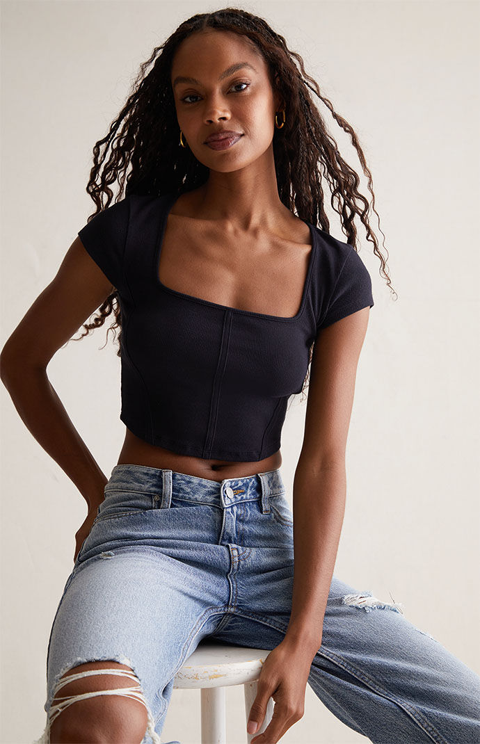 Est. PAC 1980 Going Out Islander Bustier Top PacSun
