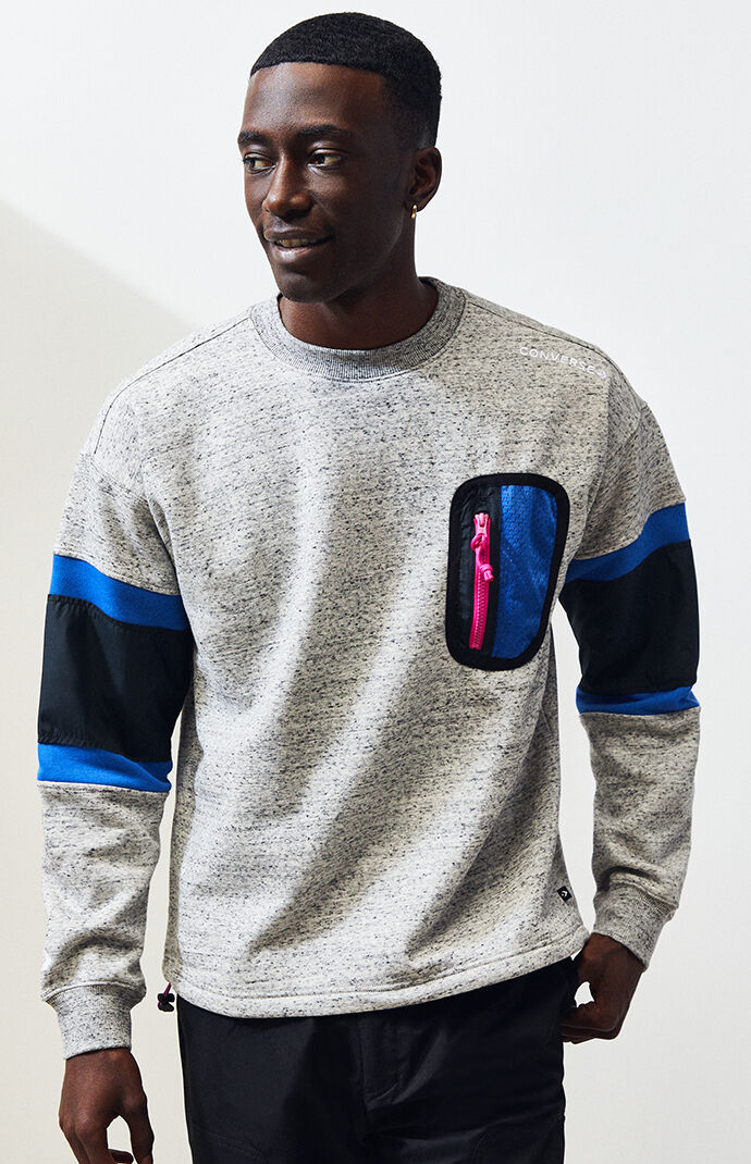 mens grey converse sweatshirt
