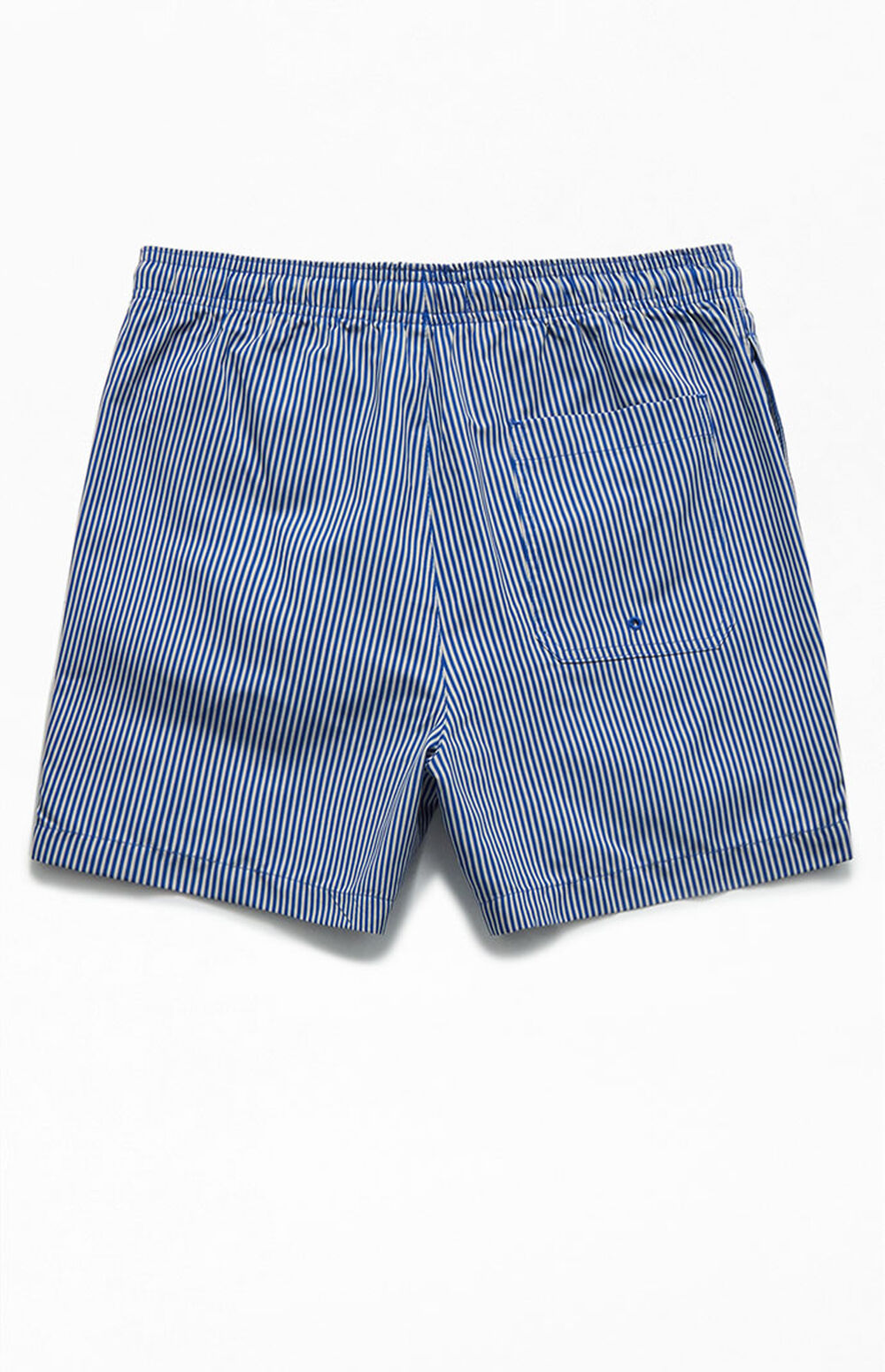 PacSun Blue Stripe 15" Swim Trunks PacSun