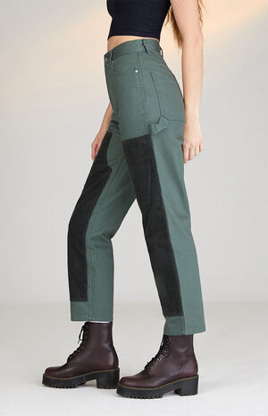 Olive Workwear Carpenter Pants image number 2