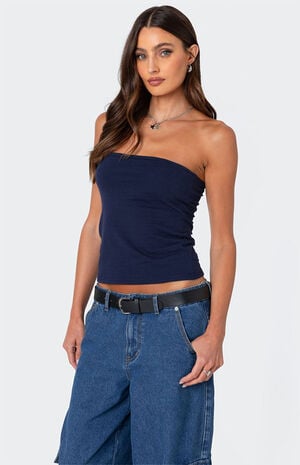 Built in Bra Tube Top Built in Bra Tube Top image number 3