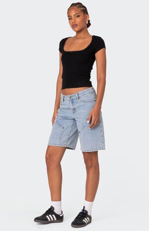 Priscilla Lace Trim Shirt image number 3