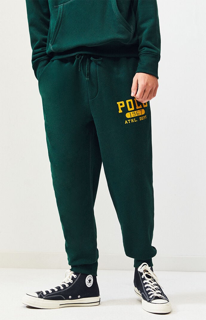 ralph lauren green joggers