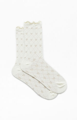 Heart Pointelle Socks image number 2
