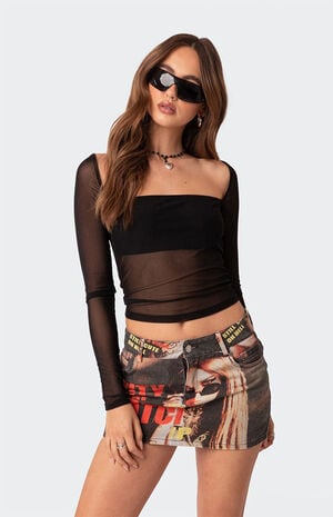 Marta Mesh Top image number 3