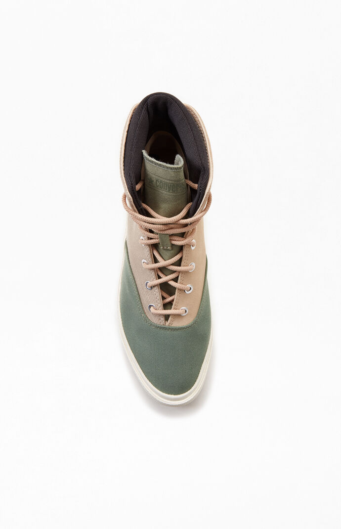 Jungle Cloth Skid Grip High-Top Shoes