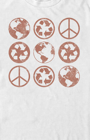 Earth Day Icons T-Shirt image number 2