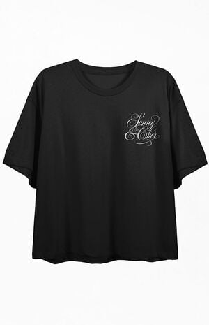 Sonny & Cher Two Of Us Cropped T-Shirt image number 1