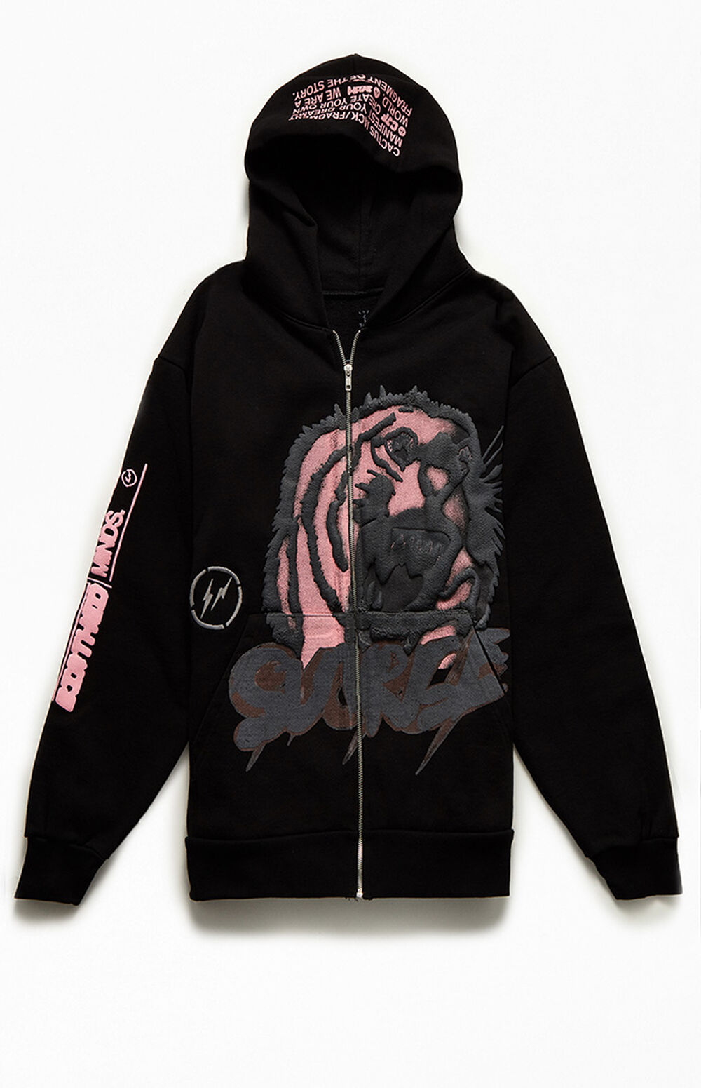travis scott fragment zip up hoodie