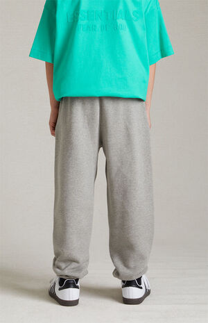 Essentials Dark Heather Oatmeal Sweatpants image number 5