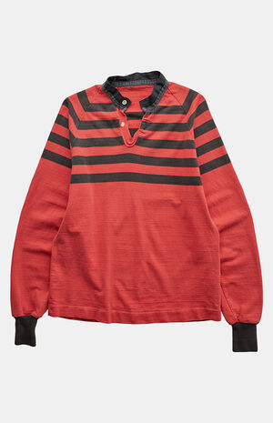 '80s Striped Polo Top image number 1