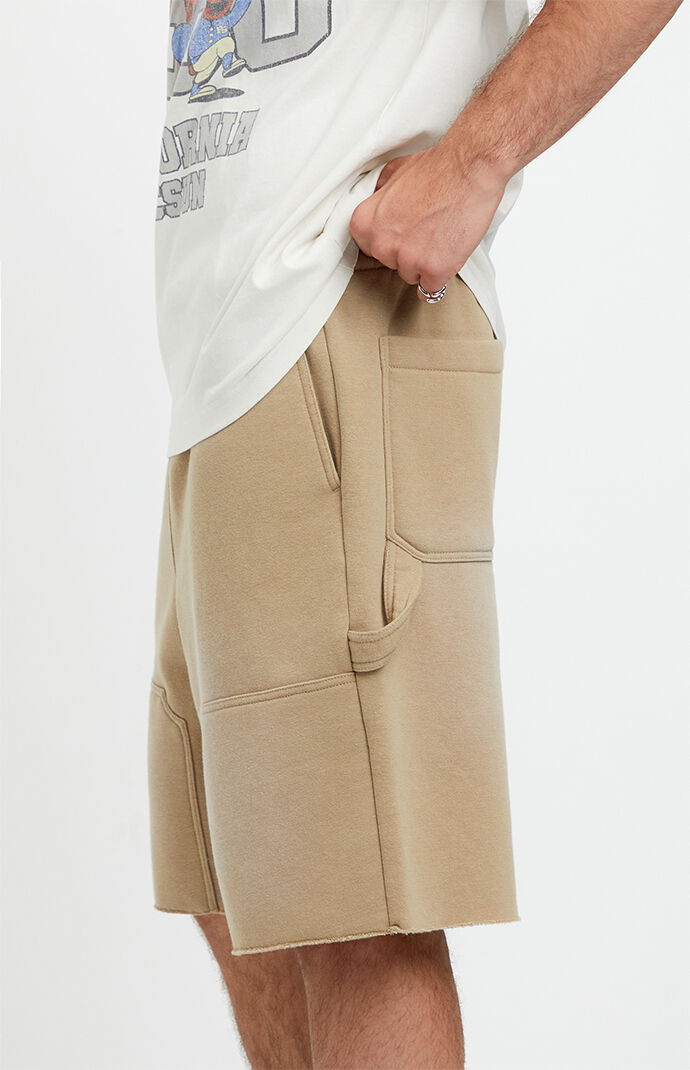Pacsun Elwin Fleece Carpenter Baggy Sweat Shorts | Pacsun