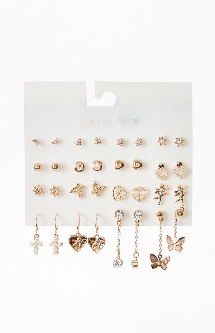 La hearts new arrivals earrings