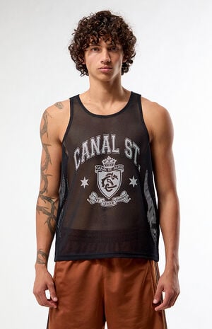 Canal St. Mesh Basketball Jersey Tank Top image number 1