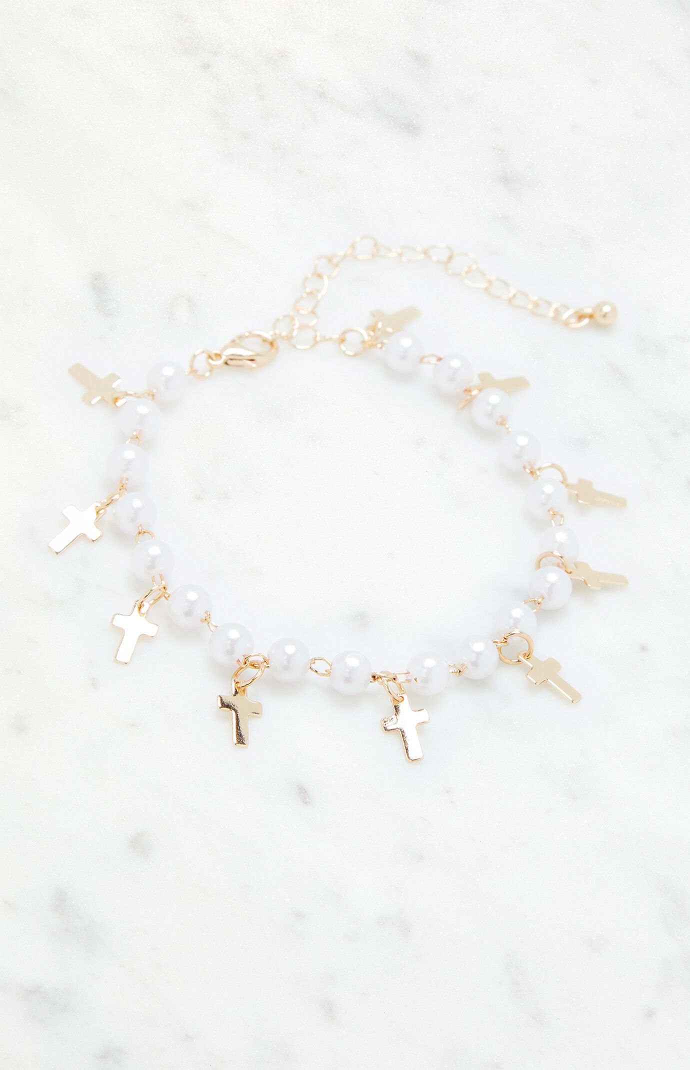 Pacsun cross chain bracelet deals