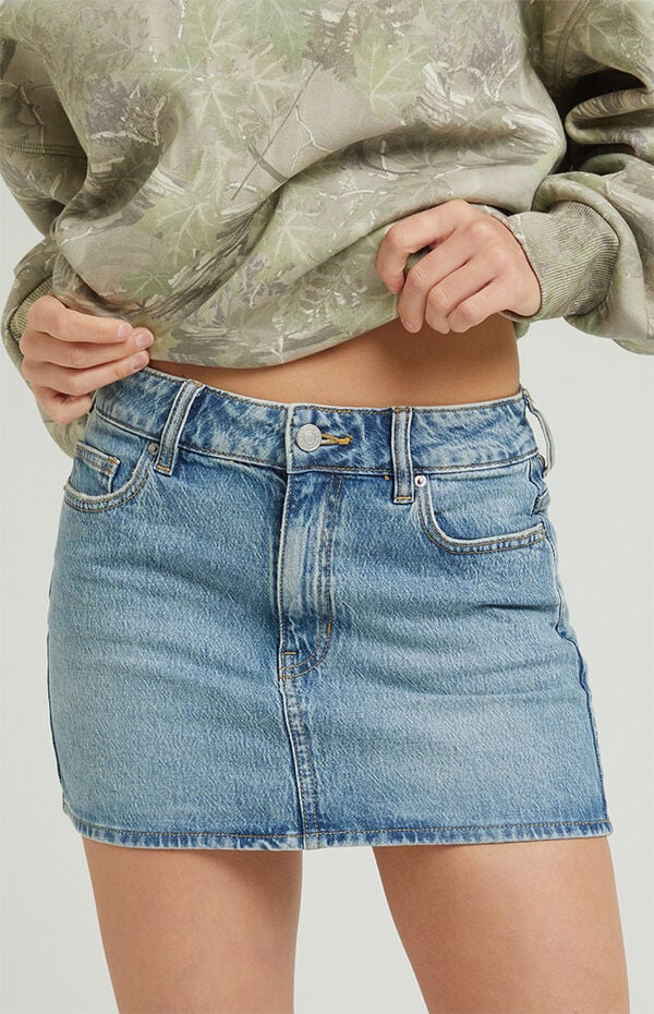 Bella Medium Indigo Denim Mini Skirt