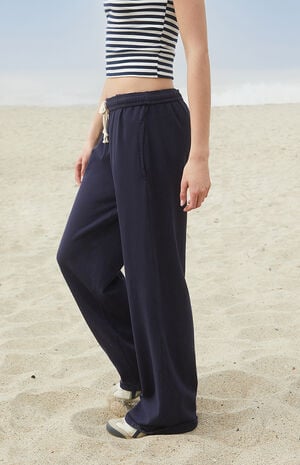 Navy Anastasia Baggy Sweatpants image number 2