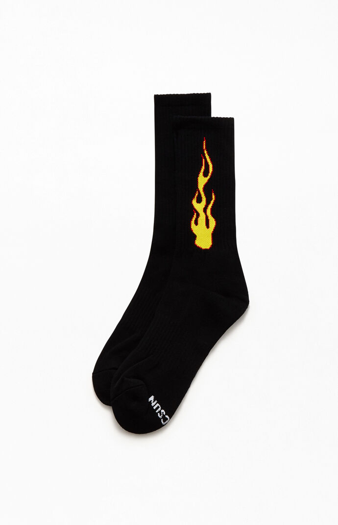 Recycled Flames Crew Socks