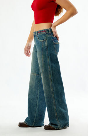 By PacSun Western Low Rise Baggy Jeans image number 4