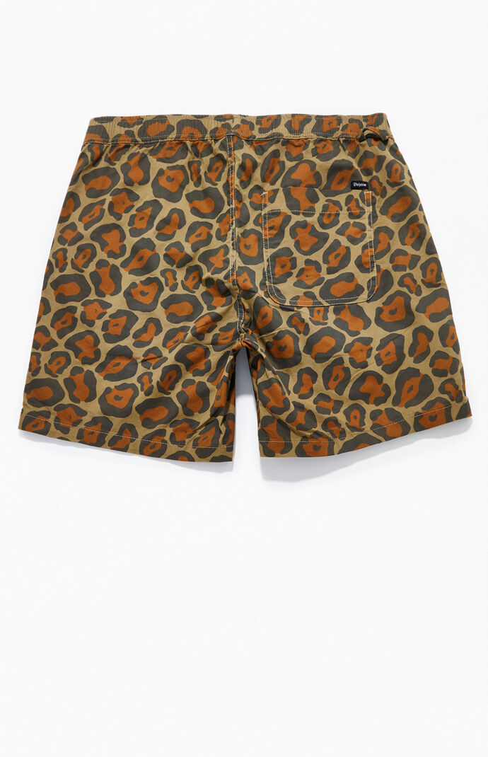 Brown Steady Elastic WB Shorts