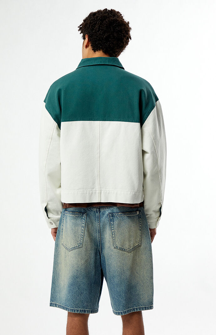 ジャケット・アウター YOKE PIN STRIPE SLEEPING SHIRT JACKET Yoke] Pin Stripe Sleeping Shirt Jacket