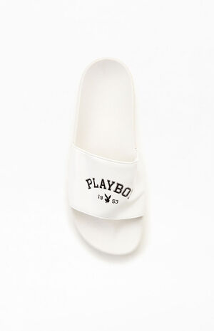 By PacSun Women's White 1953 Slide Sandals image number 7
