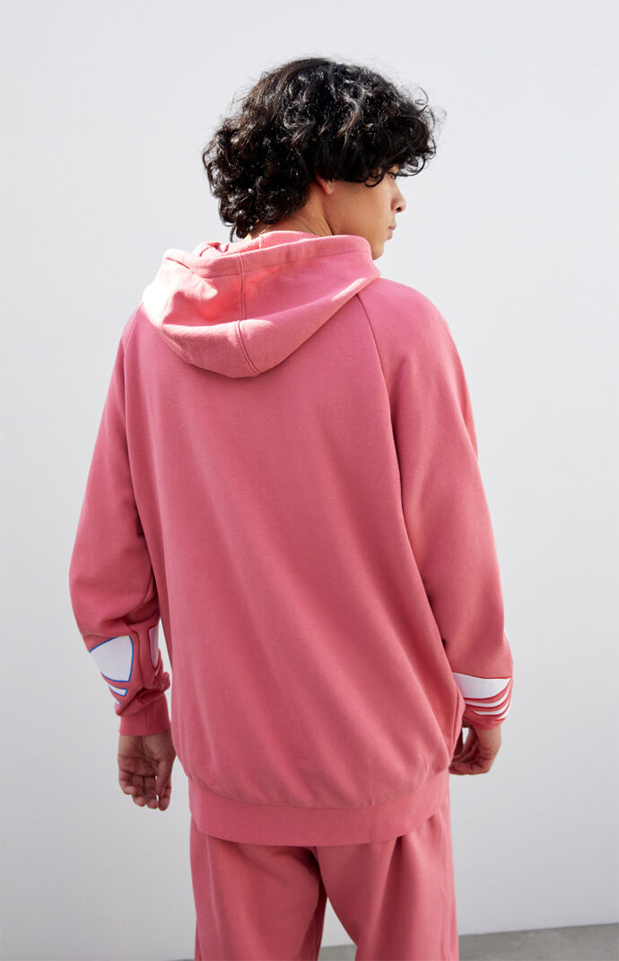 Pink Tricolor Trefoil Hoodie