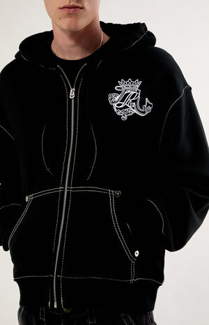 Crest Big T Zip Up Hoodie image number 3