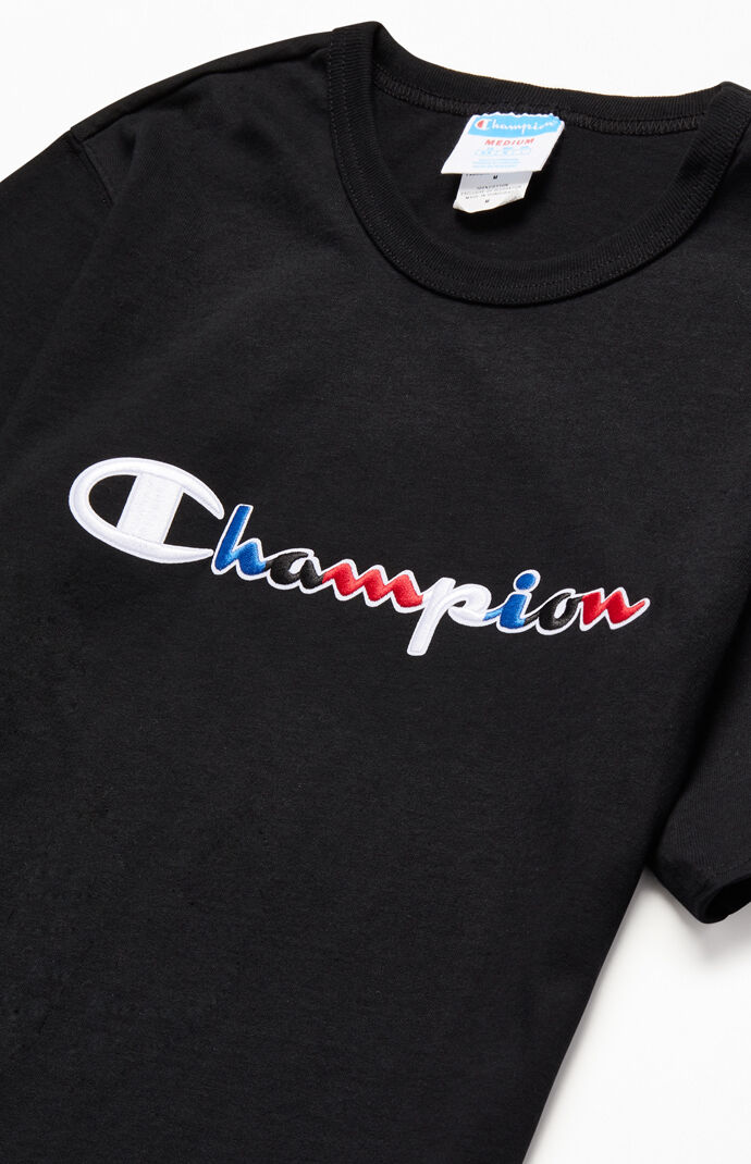 champion script t shirt