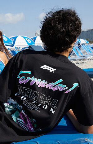 x PacSun Miami  Grand Prix Oversized T-Shirt image number 1