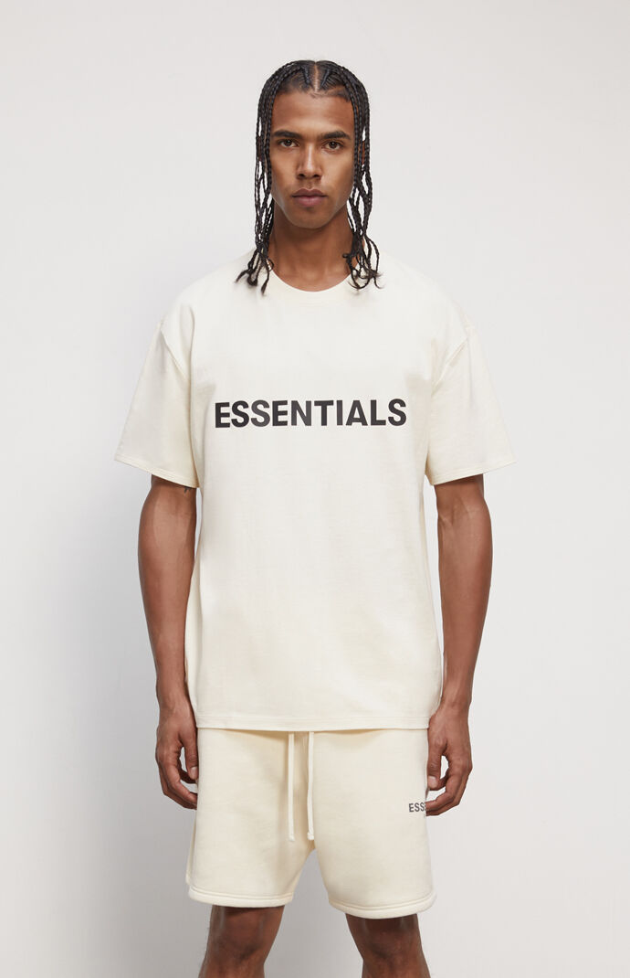 【M】 Essentials Cream T-Shirt②