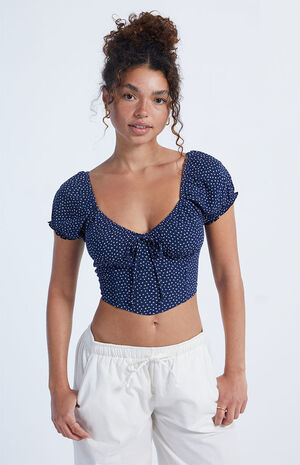 Bustier Short Sleeve Top image number 1