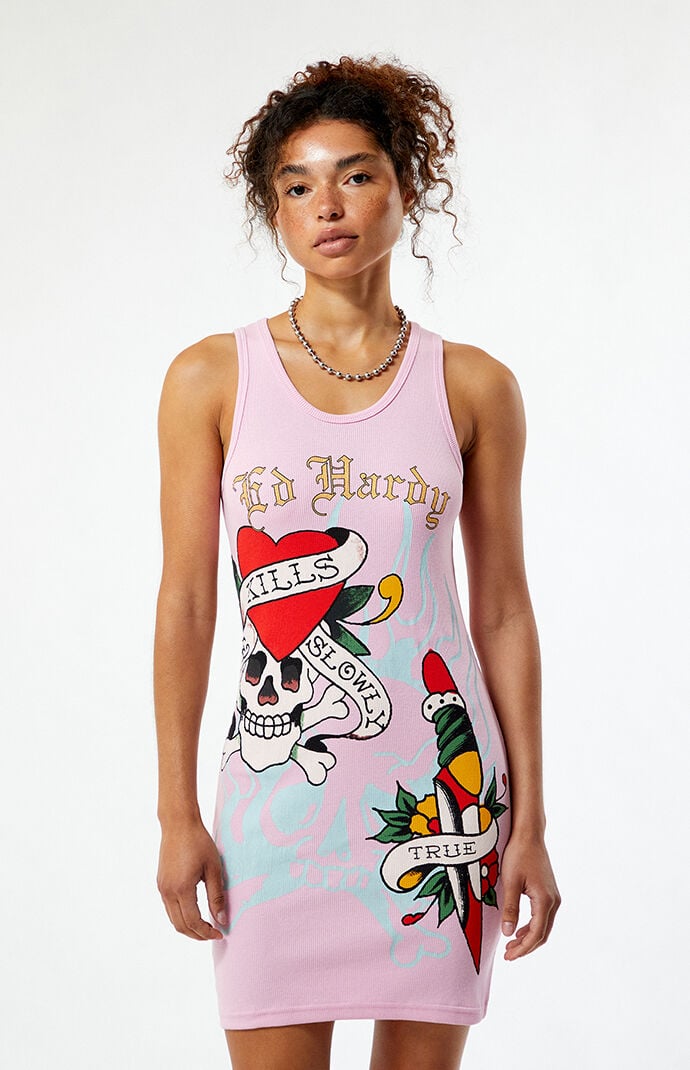 Ed Hardy Retro Flash Mini Dress | Pacsun