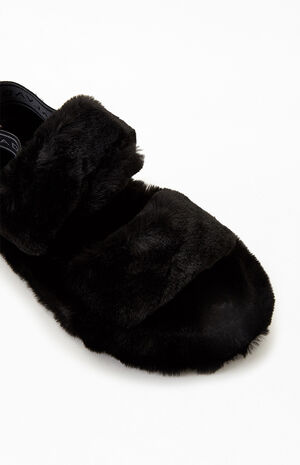 Women's Nite Fuzzy Slide Sandals image number 6