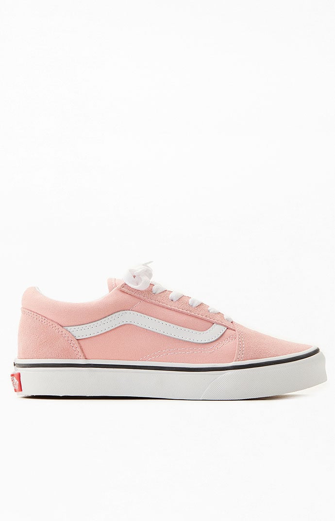 Light pink 2025 vans kids