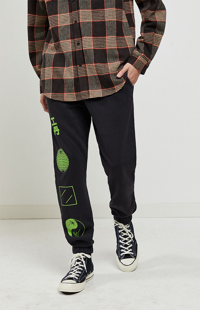 plaid joggers pacsun