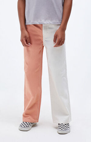 Muted Clay & Gardenia Baggy Pants image number 1
