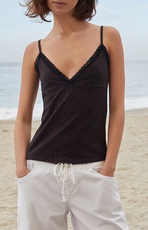 Heart Print Amara Tank Top image number 2