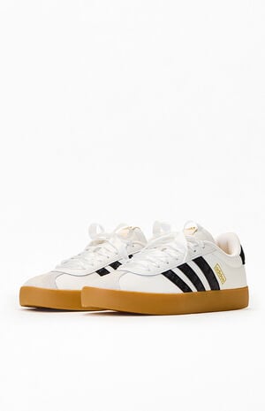 Women's White Leather VL Court 3.0 Sneakers image number 2