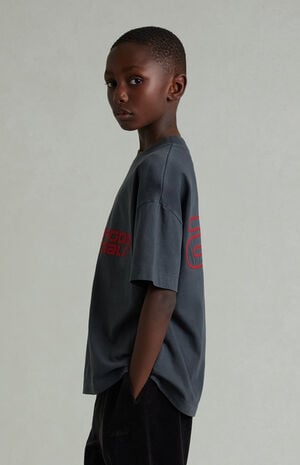 Kids Iron Gray Short Sleeve T-Shirt image number 3