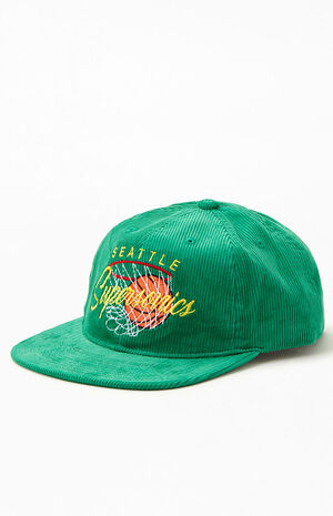green seattle supersonics hat