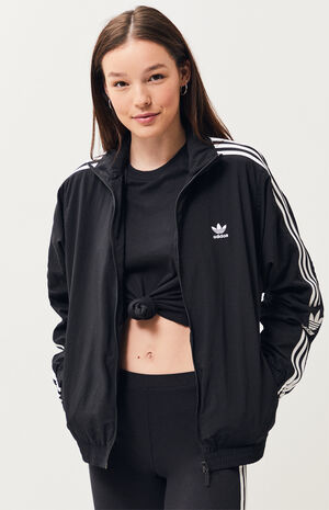brandy apasionado oficial adidas Black Lock Up Track Jacket | PacSun | PacSun