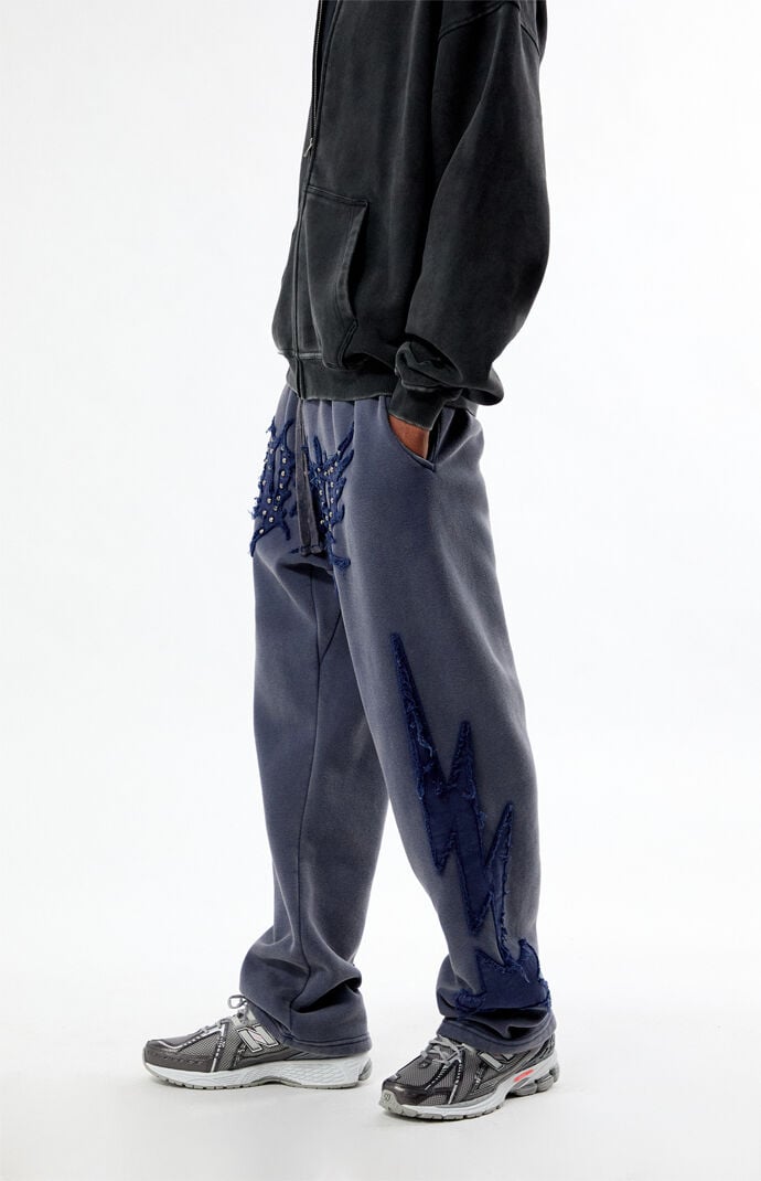 Pacsun Void Washed Applique Baggy Sweatpants