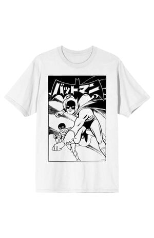 Batmanga Manga Cover Art T-Shirt image number 1