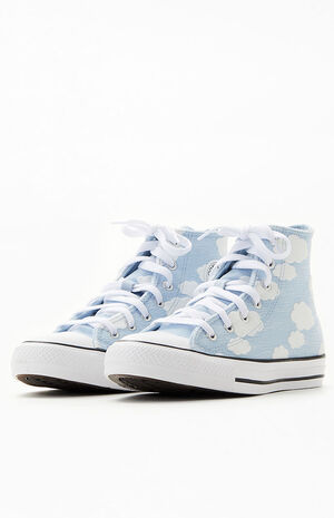 Kids Blue All Star High Top Shoes image number 2